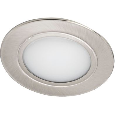 SIRO LED Einbauleuchte SL-Mono Spot 3000 K warmweiß Nickel matt