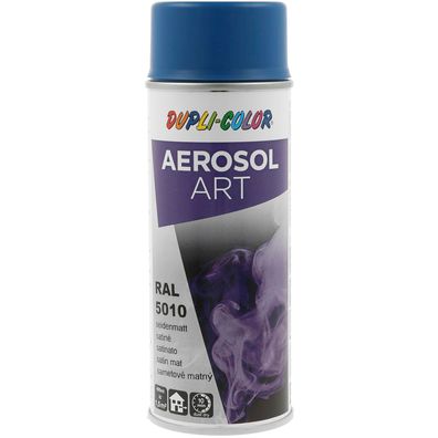 Dupli-Color Lackspray Aerosol Art 400ml enzianblau seidenmatt / RAL 5010 (0.4l)