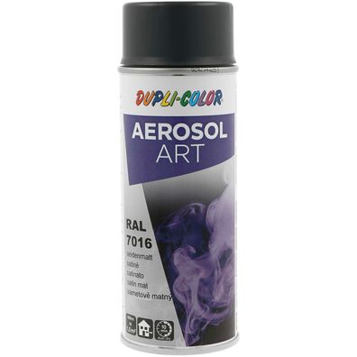 Dupli-Color Lackspray Aerosol Art 400ml anthrazit seidenmatt / RAL 7016 (0.4l)