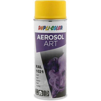 Dupli-Color Lackspray Aerosol Art 400ml rapsgelb matt / RAL 1021 (0.4l)