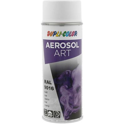 Dupli-Color Lackspray Aerosol Art 400ml verkehrsweiß matt / RAL 9016 (0.4l)