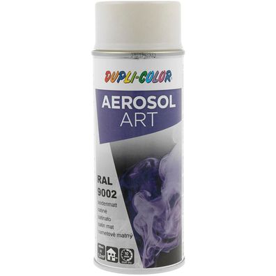 Dupli-Color Lackspray Aerosol Art 400ml grauweiß matt / RAL 9002 (0.4l)