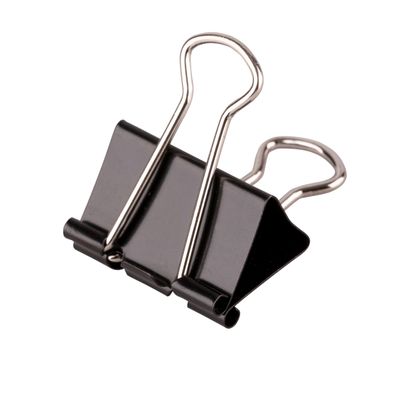 KOH Maulklammern Metall - schwarz / 32 mm im 12er Pack