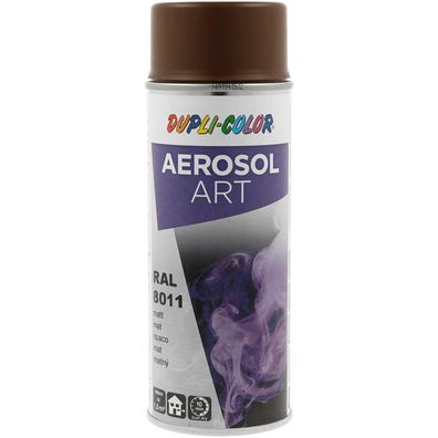 Dupli-Color Lackspray Aerosol Art 400ml nussbraun matt / RAL 8011 (0.4l)