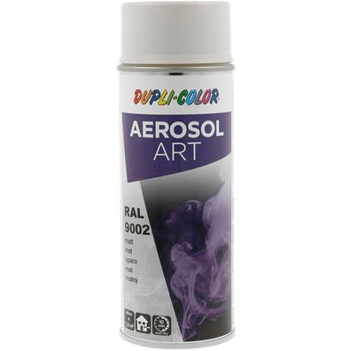 Dupli-Color Lackspray Aerosol Art 400ml grauweiß matt / RAL 9002 (0.4l)
