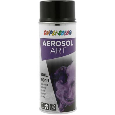 Dupli-Color Lackspray Aerosol Art 400ml graphitschwarz glänzend / RAL 9011 (0.4l)