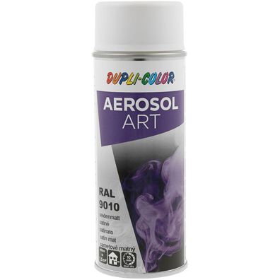 Dupli-Color Lackspray Aerosol Art 400ml reinweiß seidenmatt / RAL 9010 (0.4l)