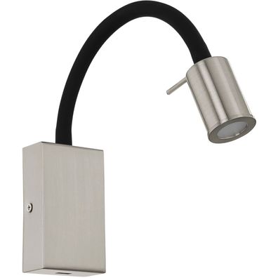 EGLO Leuchten Wandleuchte Tazzoli Pro Nickel matt schwarz