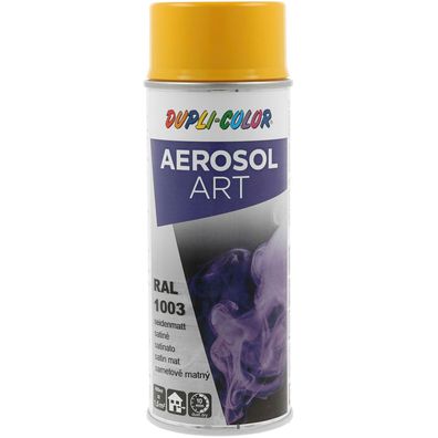 Dupli-Color Lackspray Aerosol Art 400ml signalgelb seidenmatt / RAL 1003 (0.4l)