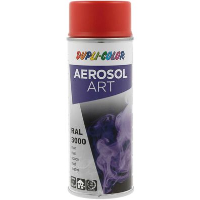 Dupli-Color Lackspray Aerosol Art 400ml feuerrot matt / RAL 3000 (0.4l)