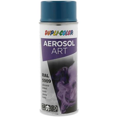 Dupli-Color Lackspray Aerosol Art 400ml azurblau glänzend / RAL 5009 (0.4l)
