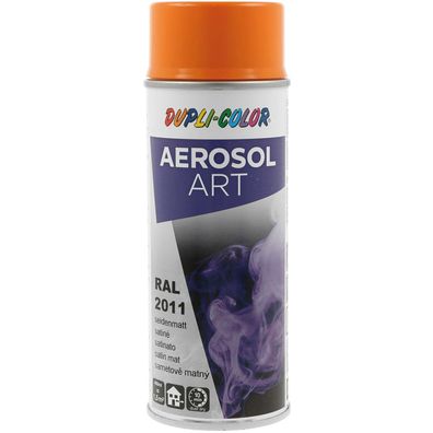 Dupli-Color Lackspray Aerosol Art 400ml tieforange seidenmatt / RAL 2011 (0.4l)