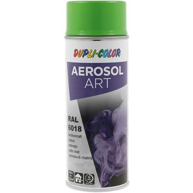 Dupli-Color Lackspray Aerosol Art 400ml gelbgrün seidenmatt / RAL 6018 (0.4l)