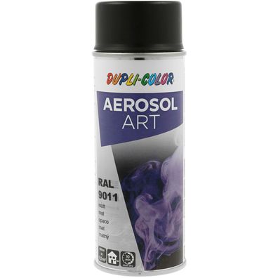 Dupli-Color Lackspray Aerosol Art 400ml graphitschwarz matt / RAL 9011 (0.4l)