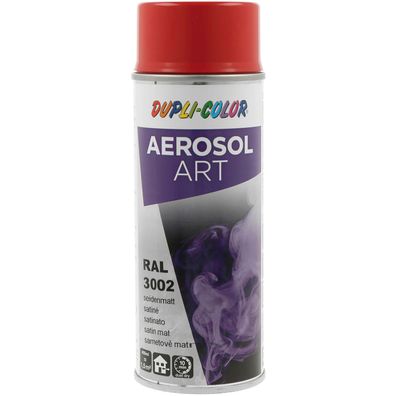Dupli-Color Lackspray Aerosol Art 400ml karminrot seidenmatt / RAL 3002 (0.4l)