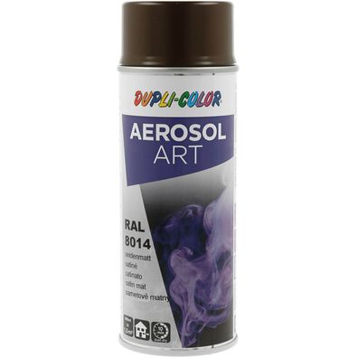 Dupli-Color Lackspray Aerosol Art 400ml sepiabraun seidenmatt / RAL 8014 (0.4l)