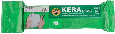 KOH Modelliermasse Keraplast-Ton Lufthärtend 300g weiß