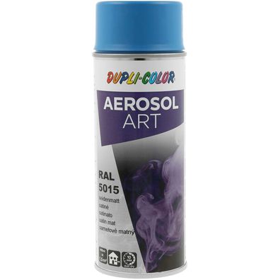 Dupli-Color Lackspray Aerosol Art 400ml himmelblau seidenmatt / RAL 5015 (0.4l)