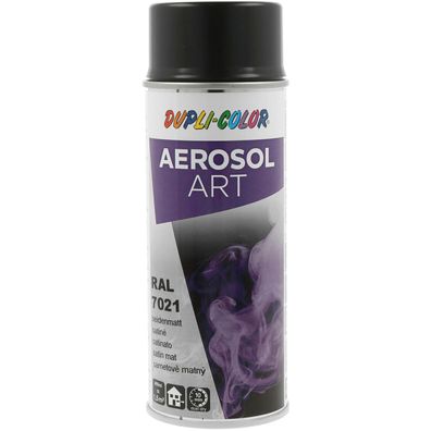 Dupli-Color Lackspray Aerosol Art 400ml schwarzgrau seidenmatt / RAL 7021 (0.4l)
