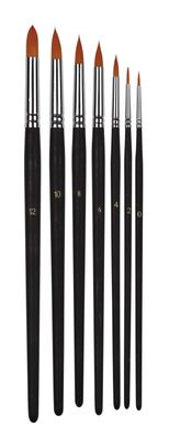 CMI Pinsel Golden Synthetikhaar spitz 7er Set