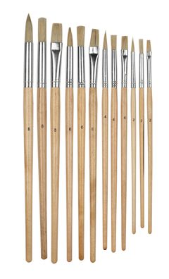 CMI Pinsel Borsten gemischt 12er Set