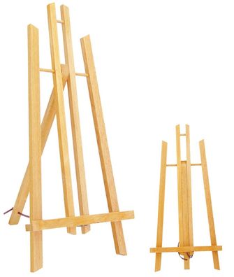 CMI Staffelei Tischstaffelei mit Kettchen 53 x 28 x 5 cm