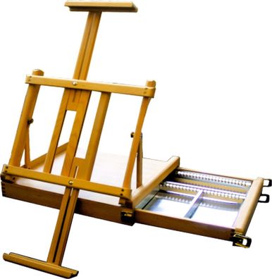 CMI Staffelei Tisch-Kasten Lyon 38x41x13 cm Buche Einlagen