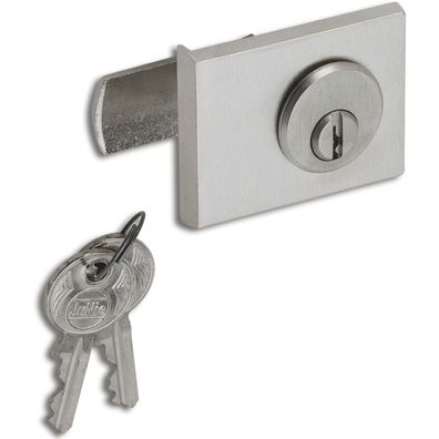 JuNie 2976 Zylinder-Hebelschloss Schließweg 1 Sperre BN 0101 Messing matt