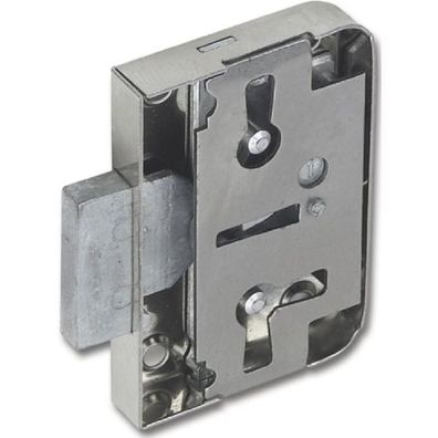 JuNie 772 Bart-Kastenschloss Dornmaß 30mm Stahl vernickelt