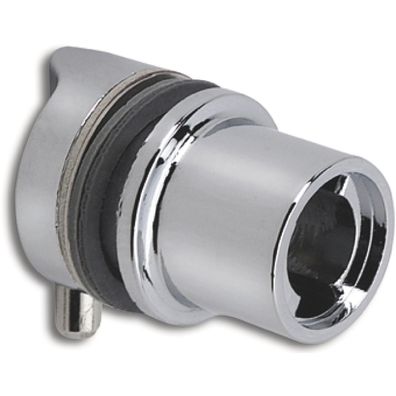 Hekna Zylinder-Glastürschloss 6010 Zamak verchromt poliert