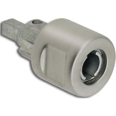 Hekna MINI METALL SYSTEM 24 Zylinder Drehknopf rechts Zamak verchromt matt