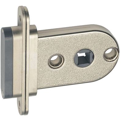 JuNie Magnetschloss mit Seitenriegel Dornmaß 40mm Zamak vernickelt