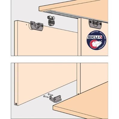 Hawa Clipo 16 H MS - Beschlägegarnitur 1000x1400 2 türig ()