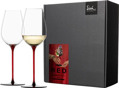 Eisch Vorteilset 2 Stück 2 Allroundgläser 543/7 erfrisch&leicht FestivitGK RED