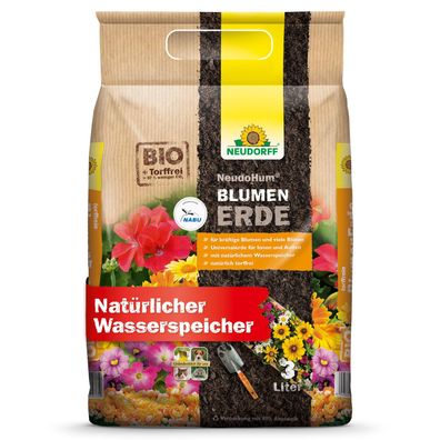 Neudorff NeudoHum BlumenErde - 3 Liter