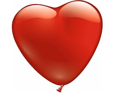 STY Luftballons " Herz - rot " Umfang je 3x 15 u 30 cm , 6er