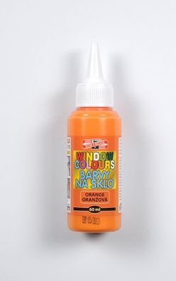 KOH Fenstermalfarbe 60 ml Glasmalfarbe - Orange