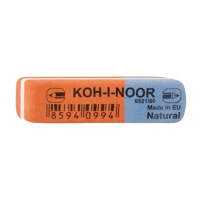 KOH Radiergummi Universal rot / blau 2er Blister