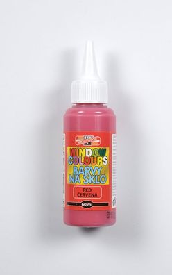 KOH Fenstermalfarbe 60 ml Glasmalfarbe - Red