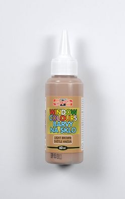 KOH Fenstermalfarbe 60 ml Glasmalfarbe - Light Brown