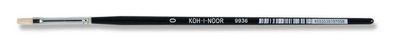 KOH Pinsel Bristle Borsten Schule flach Gr. 0