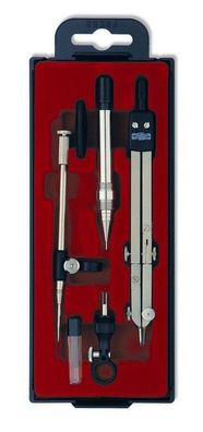 KOH Zirkelkasten 6 teilig Schulzirkel Set 3