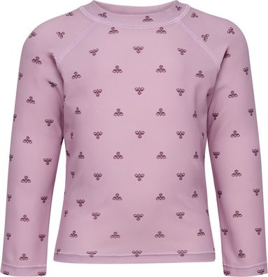 Hummel Kinder Badeshirt Hmlmini Bee Aop Swim T-Shirt L/S 232509