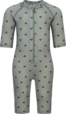 Hummel Kinder Badeanzug Hmlmini Bee Aop Swimsuit 3/4 Sl 232508