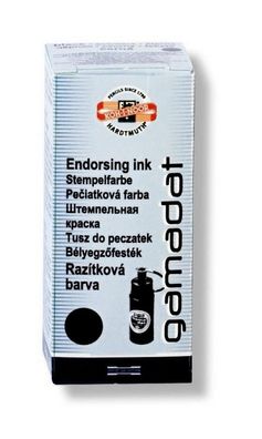 KOH Stempelfarbe Gamadat 20 ml PVC Flasche schwarz