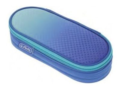 HLZ Faulenzer Etui mit Stifteschlaufen Blue/Turquoise