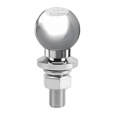 Wiltec Anhängerkupplungskugel 50mm 3,5t Kugelkopf Anhängerkupplung Kugelkupplung