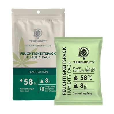 Truemidity 58% RH, Pack à 8g Befeuchtungssystem Plant Edition