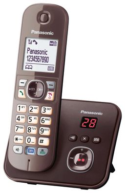 Panasonic KX-TG6821GA mocca-braun mit AB