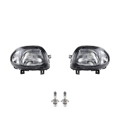 Scheinwerfer Halogen HSW passend für Renault Clio BB BC CB 98-01 mit H4 Satz L R